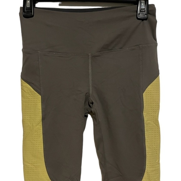 VSX Sport Knockout Tight Full Length Mesh Neon Panel Leggings Size XS - Picture 5 of 8